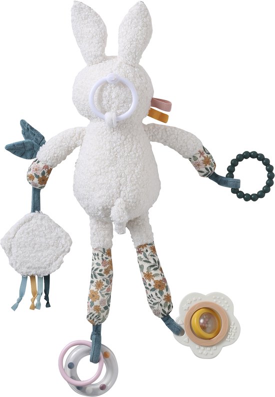 Vertbaudet Kleine activiteitenknuffel giraf RETRO FLOWERS van Vertbaudet — afbeelding 5