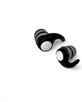 Premium Sleep Plugs (1 Paar, Zwart) - Oordoppen Slapen, Sleepbuds voor Superieure Geluidsdemping - Herbruikbare, Geluiddichte Slaap Oordopjes tegen Snurken & Geluidsoverlast - Voor Festivals, Partyplug & Dagelijks Gebruik - Comfortabel & Duurzaam