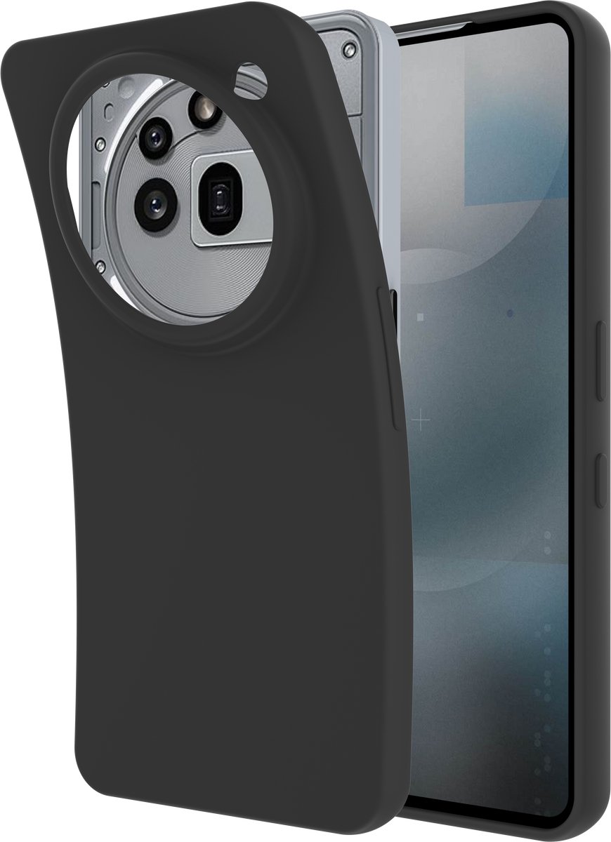 Cazy hoesje geschikt voor Nothing Phone (3a) Pro Hoesje Siliconen - Flexibele Case - Zwart