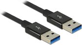 Premium USB naar USB kabel - USB3.1 Gen 2 - tot 2A / zwart - 0,50 meter
