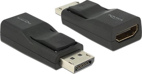 DeLOCK premium DisplayPort naar HDMI adapter - DP 1.2 / HDMI 1.4 (4K 30Hz) / metaal