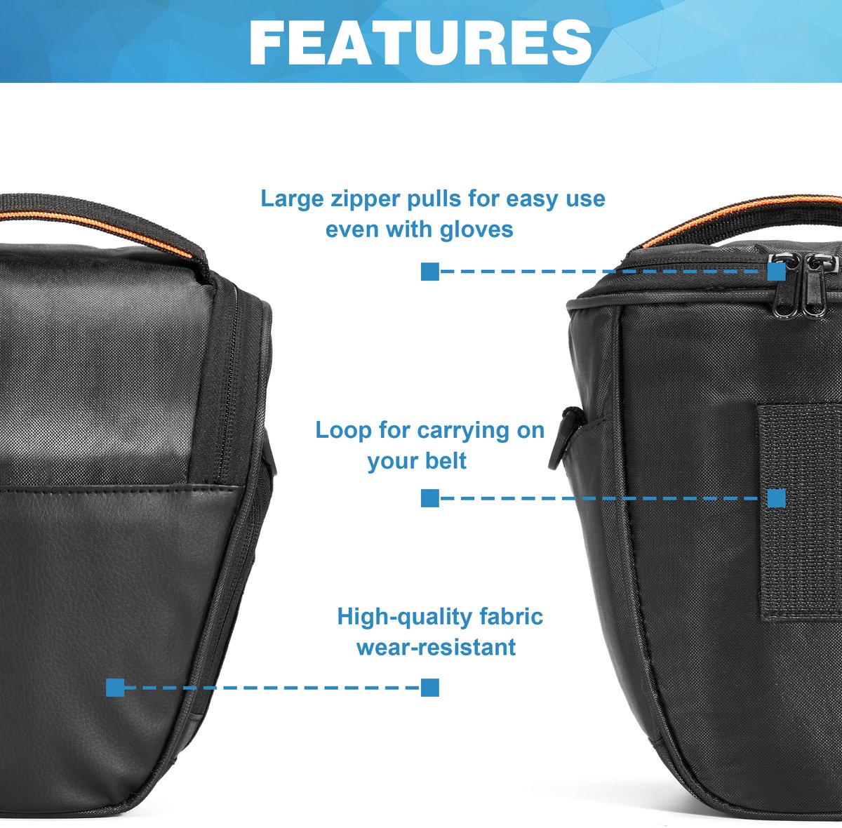 YONO Camera Bag Small zwart thumbnail 5