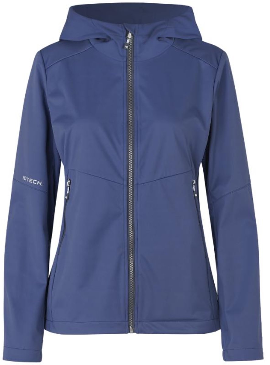 ID-Line 0837 Soft shell jacket light women BlauwXL
