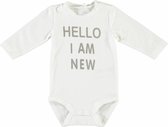Name it Unisex Rompertje - Wit - Maat 62