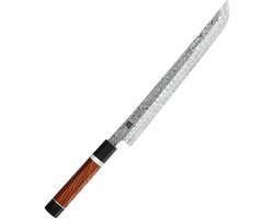 Professioneel Sakimaru Sashimi mes 27cm - 110 laags full Damascus - XinZuo F3 Zhen Series - Enkelzijdig geslepen Sushi mes