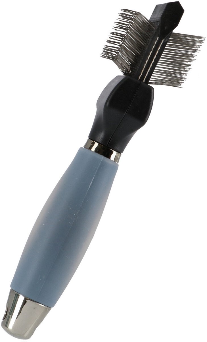 Beaubeau Slickerborstel Dubbelzijdig Softgrip - Verzorging - 19.5x4.7 cm Small