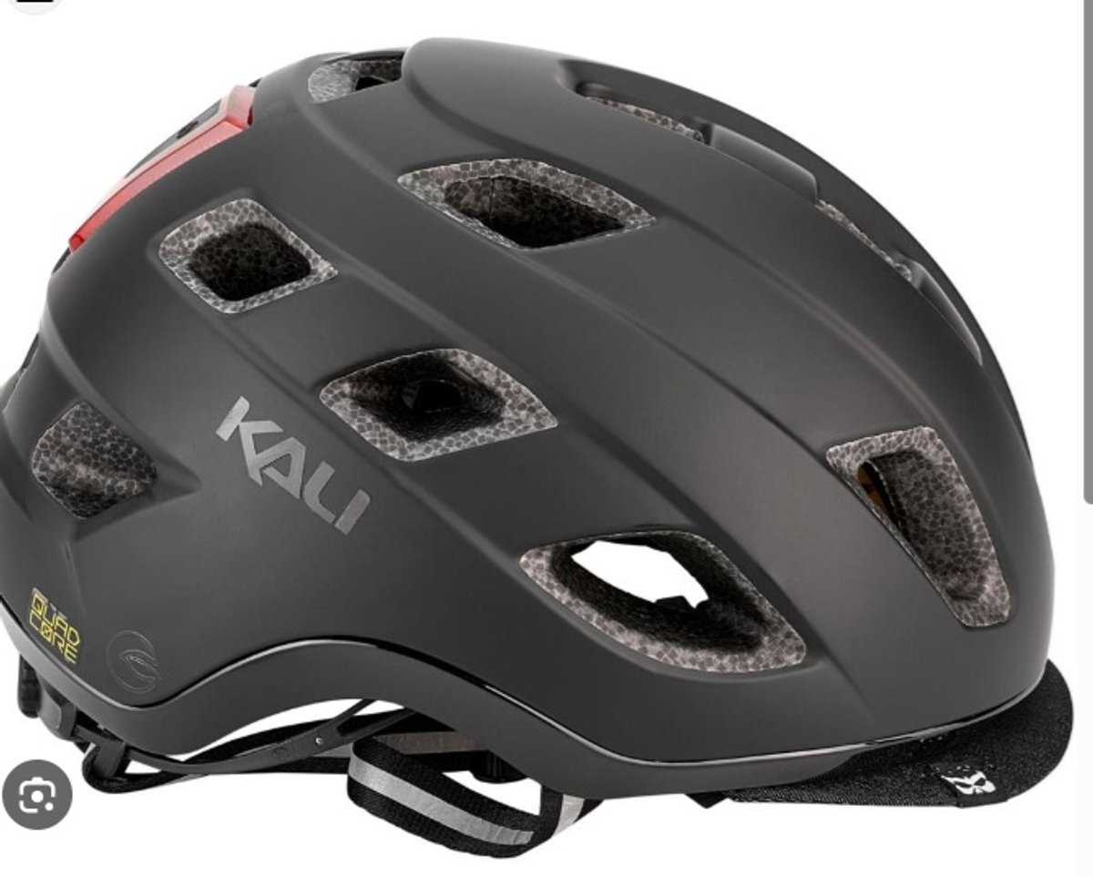 Fietshelm - LED verlichting - NTA 8776 - Snorscooter helm - Snorfiets Helm blauw kenteken - Fatbike helm - Elektrische fietshelm - Fietshelm - Matzwart - Maat S/M
