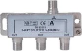 S-Impuls F splitter met 3 uitgangen / 5-1000 MHz