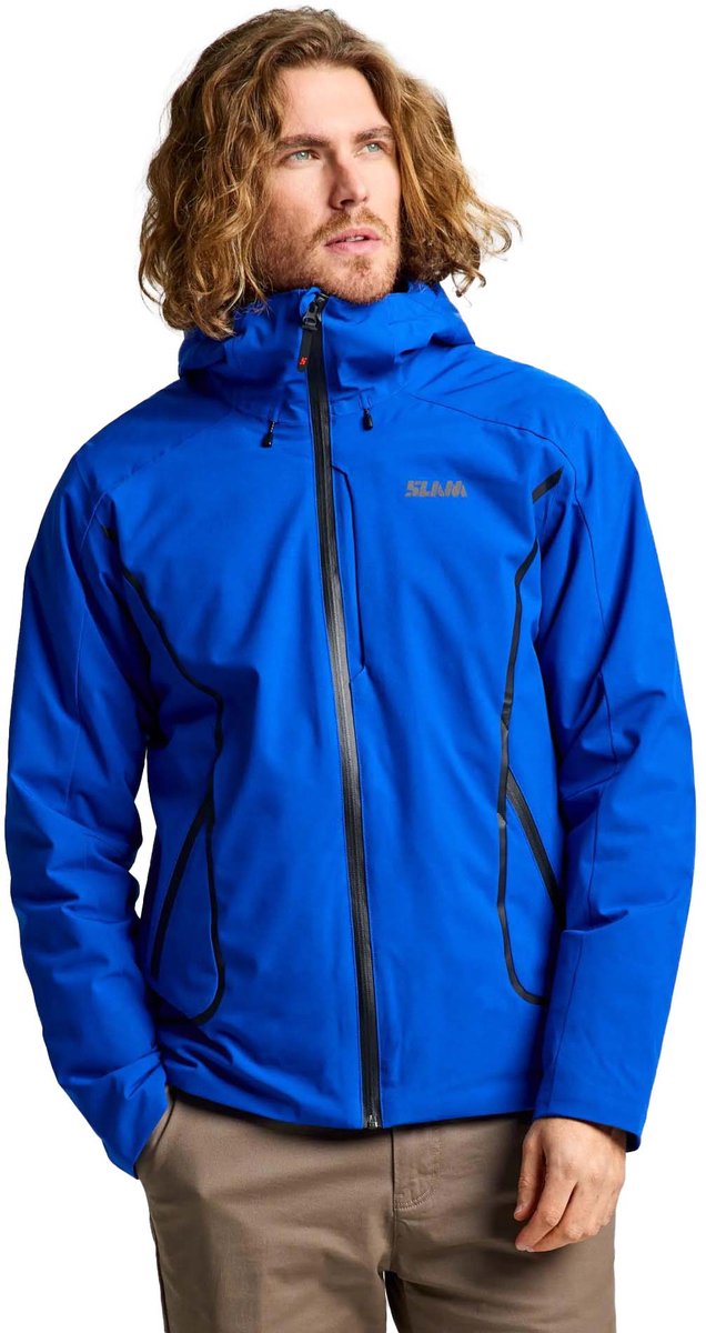 Slam Active Win Hood Short Jas Blauw L Man