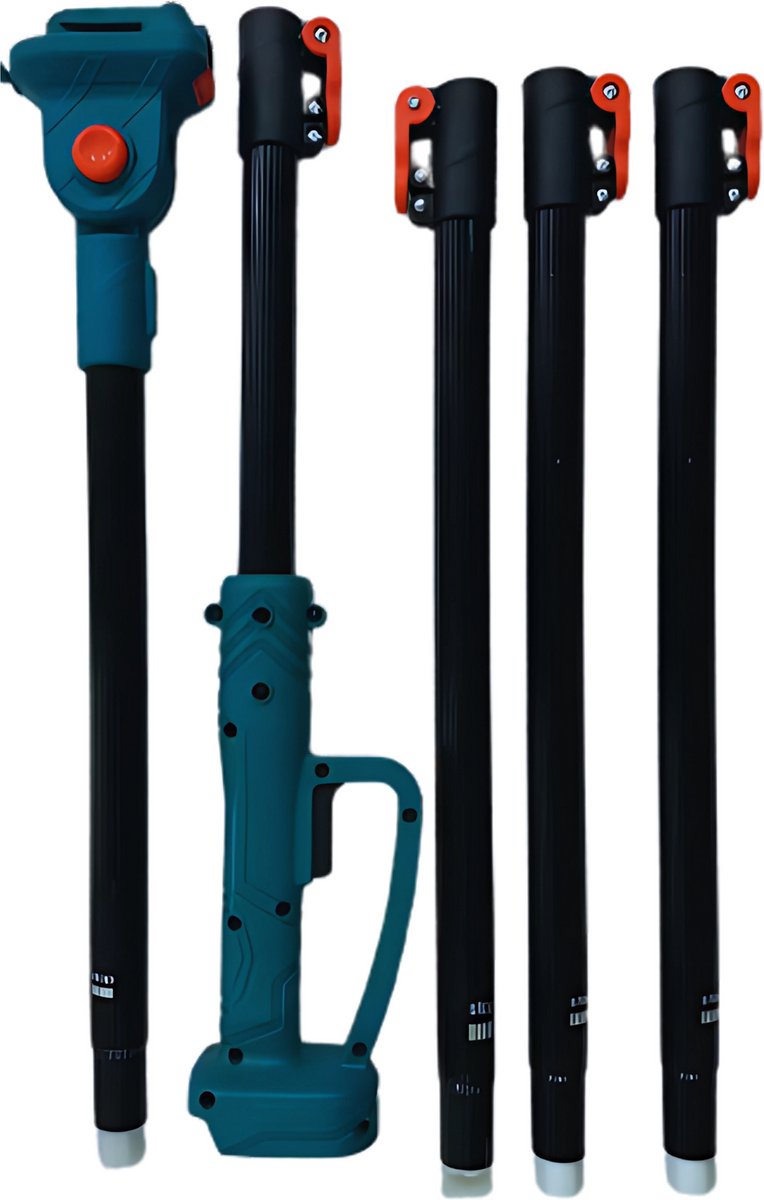 CraftRoot Verlengstok voor Elektrische Snoeischaar – 4 Delige Verlengset (1m-2.5m) – Heggenschaar - Elektrische Takkenschaar – Voor Hoog Snoeien van Heggen & Takken