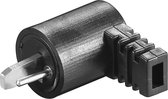 2-pins DIN haakse luidspreker connector (m) / schroefbaar