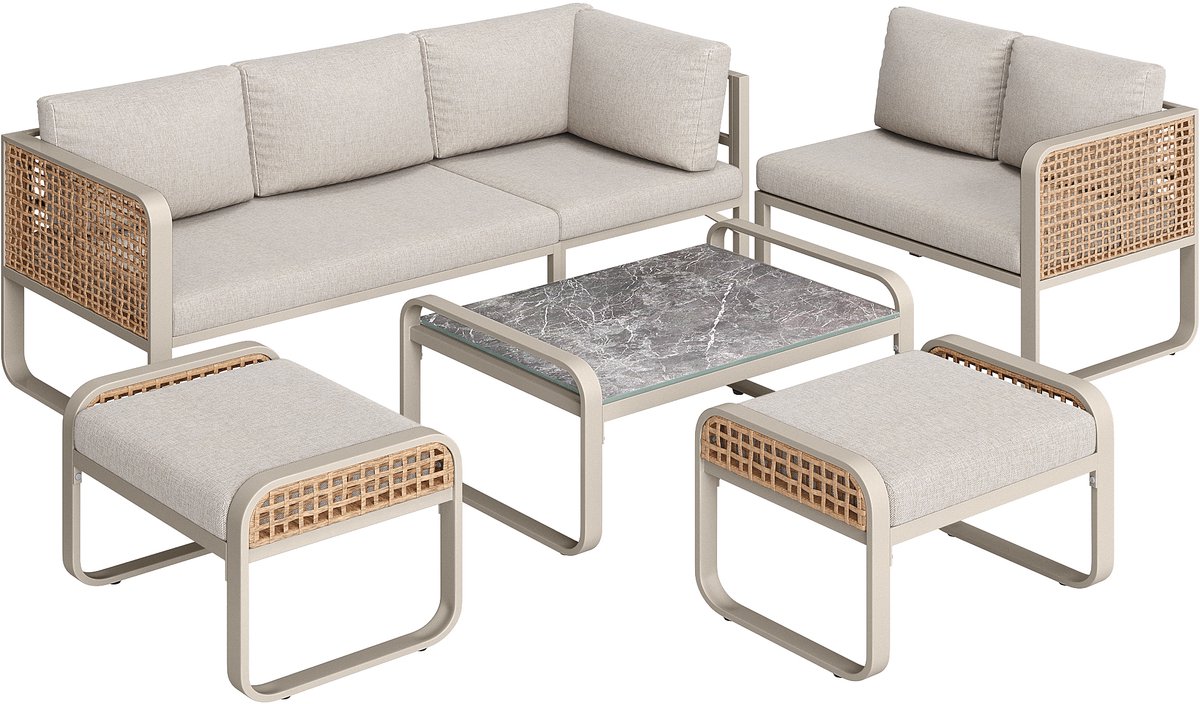 hoekbank-rotan-6-7-personen-beige-verzinkt-ijzeren-frame-verstelbare-poten-incl-kussens