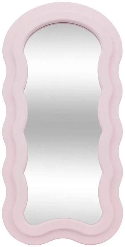 Miroir ondulé Kids Atmosphera - 28x3x58cm - Rose