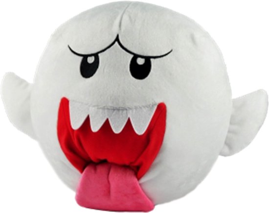 Boo – Super Mario Bros Pluche Knuffel 20 cm {Speelgoed knuffels voor kinderen jongens meisjes | Nintendo plush toy | Mario, Luigi, Peach, Toad, Yoshi, Donkey Kong}