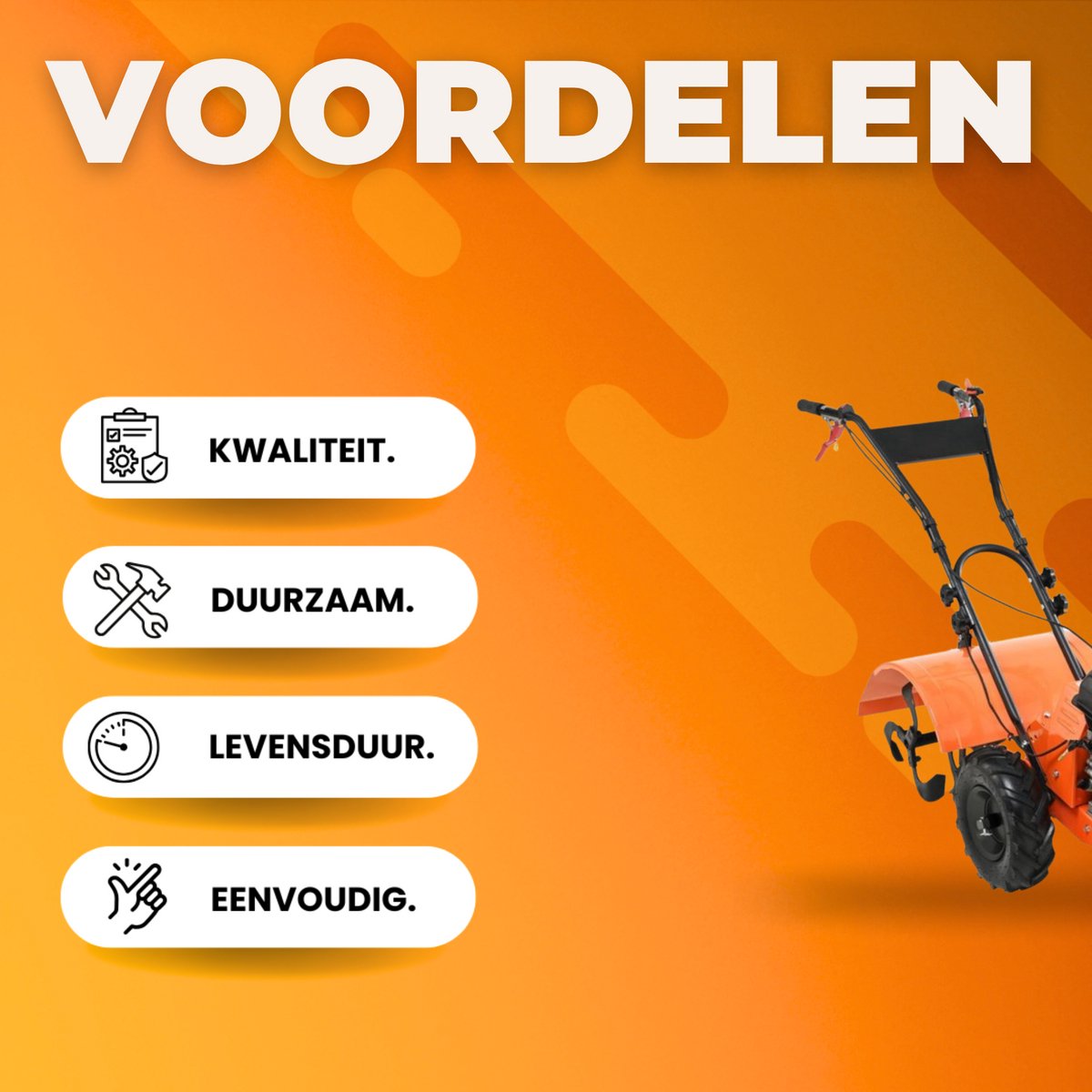 Happiq Verticuteermachines - Tuinfrees Cultivator thumbnail 2