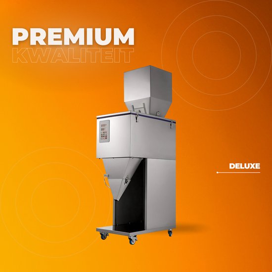 Professionele Vulmachine - Poeder - Keuken - Fijn maler - Pneumatisch - Twee Uitgangen - 100-1000ML - RVS van Merkloos — afbeelding 3