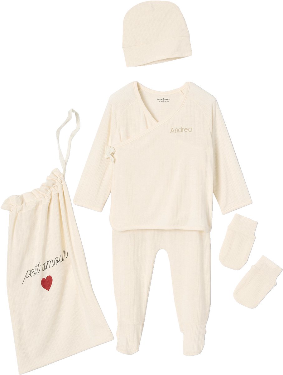 Envie de fraise Kledingset - 5 delig - geboorteset