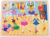 Bigjigs Ballet houten puzzel 35 stukjes