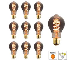 Lybardo - E27 LED Lamp - 10-pack - 3 staps Dimbaar - 5.5W - 1800K Extra Warmwit Licht
