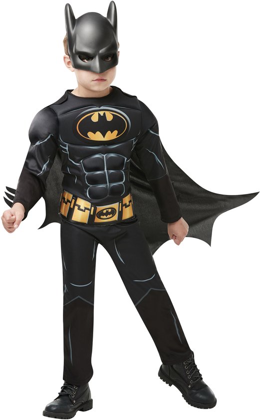 Rubie's Batman Verkleedkostuum Jongens Zwart Maat 128