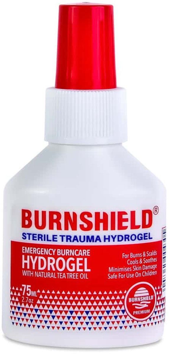Burnshield - Hydrogel spray - 75 ml - Brandwondengel - Brand & schaafwonden - Sterile trauma hydrogel