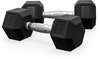 ZEUZ Hexa Dumbbells Set 2 x 7,5 KG – Dumbell - Hexagon Gewichten Dumbbellset – Krachttraining Dumbellset voor CrossFit & Fitness