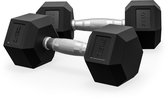 ZEUZ Hexa Dumbbells Set 2 x 7,5 KG – Dumbell - Hexagon Gewichten Dumbbellset – Krachttraining Dumbellset voor CrossFit & Fitness