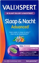 Valdispert Slaap & Nacht Advanced - Citroenmelisse helpt om sneller in slaap te vallen* - 30 dubbellaagse tabletten