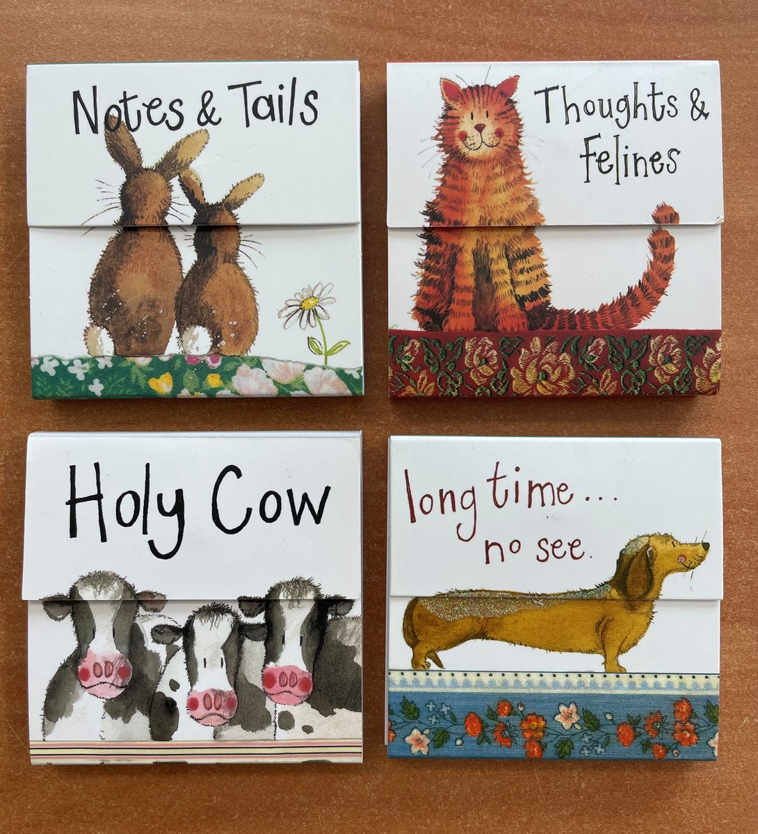 Alex Clark Mini Magnetic Notepad's - Magnetische notitieblokjes 4 stuks