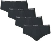 Sloggi 4-pak Basic Midi heren slips - Multipack - Voordeelverpakking - Aanbieding - L - Zwart