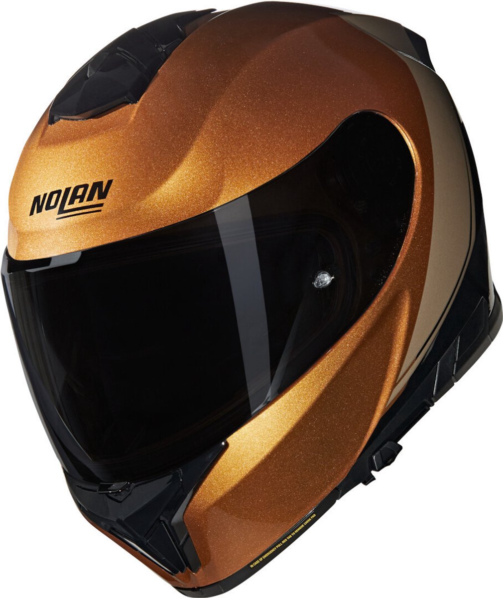 Nolan N80-8 Verniciatura Speciale 341 Oker Zwart Glossy Integraalhelm - Maat M - Helm