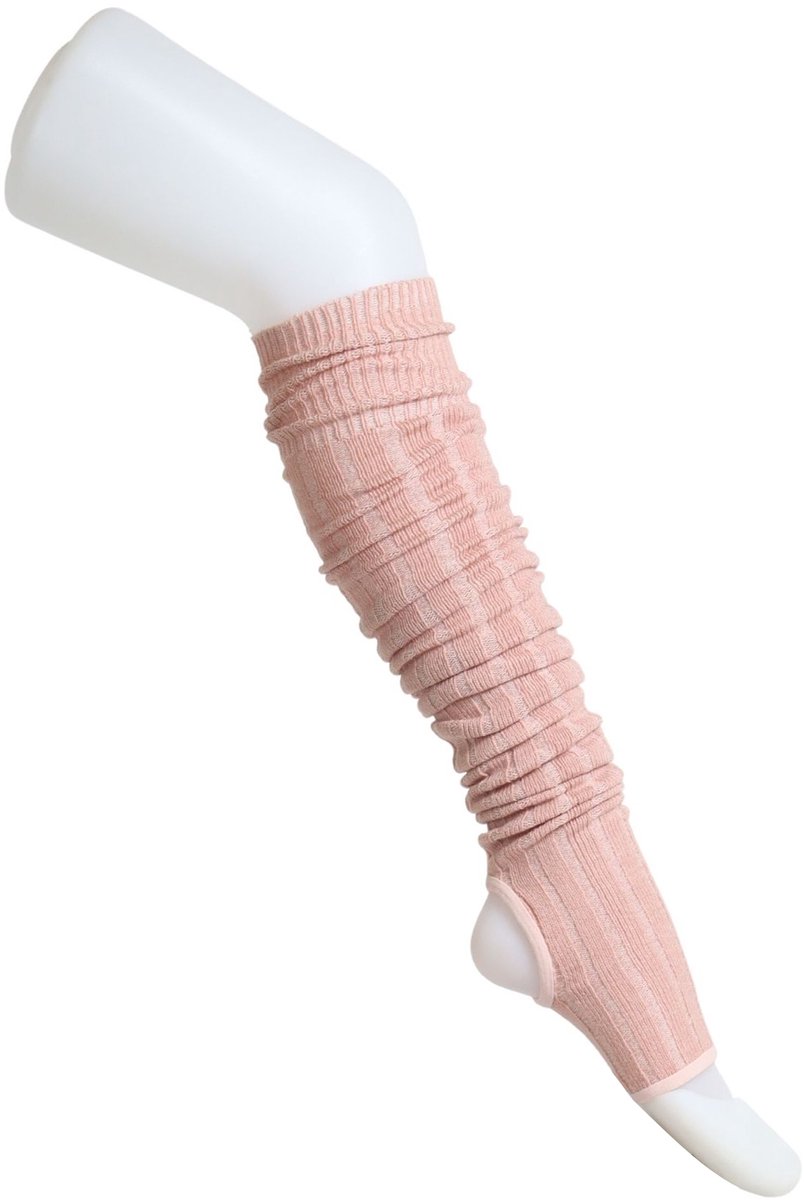 Norfolk Beenwarmers Ballet en Dans - 77cm - Hoge Kwaliteit Zacht Acryl - Legwarmer - Roze - Amy