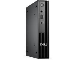 DELL Pro Micro QCM1250 - Desktop - Core Ultra 7 - 16 GB DDR5 RAM - 512 GB SSD - W11 Pro - Mini PC - Zwart