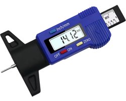 S4D® - Digitale Bandenprofielmeter - Profieldiepte - Blauw - APK-Afkeurpunt! - Ga Veilig Op Weg - Doe De Bandencheck