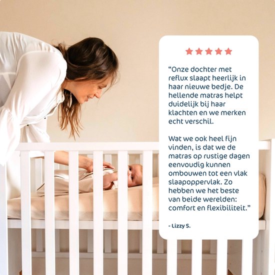 AeroSleep® Premium 2-in-1 matraspakket: Babymatras + 3D matrasbeschermer - 120 x 60 cm