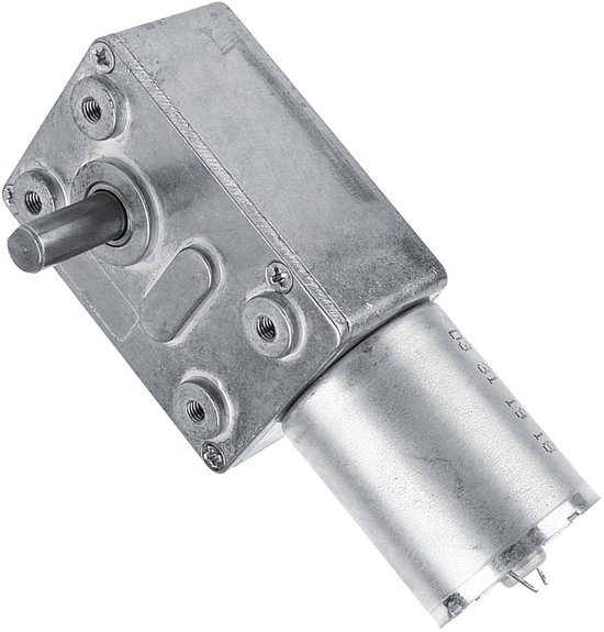 DC 24V turbomotor, omkeerbare hoge koppelsnelheid Turbine verminderen Elektrische wormwielmotor Versnellingsbakmotor, 8 mm as, wormwielreductie Elektrische motor(30RPM