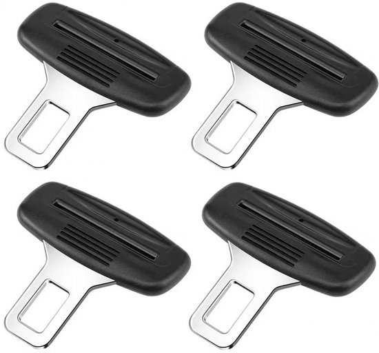 Gordelalarm Stopper - Set van 4 - Voor Bagage - Alarmstopper - Gordel Clip - Gordel Alarm Stopper - Gordel pieper stopper