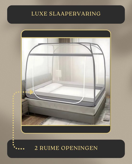 esafio Klamboe bed, groot muggennet incl. montagemateriaal, muggenbescherming tweepersoonsbedden met extra grote spanring voor thuis ook op reis esafio Klamboe bed, groot muggennet incl. montagemateriaal, muggenbescherming tweepersoonsbedden met extra grote spanring voor thuis ook op reis