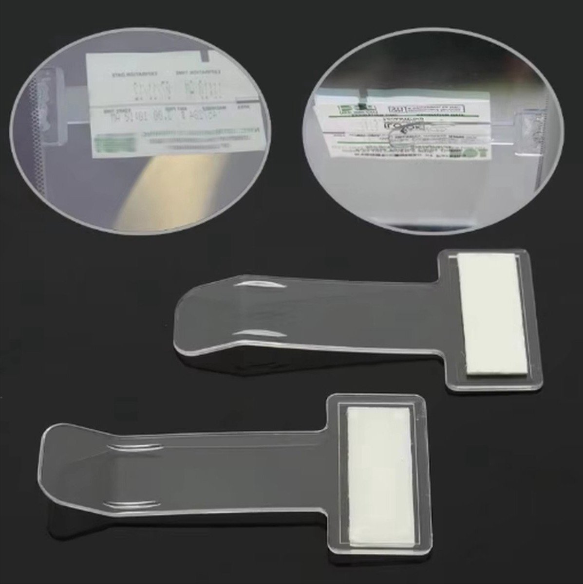 Finnacle - Parkeerkaart klem - Klem voor ticket - Parkeerticket Houder - Auto klem - Kaarthouder - Parkeerkaart Clip - Universeel - Parkeerkaartje vastzetten