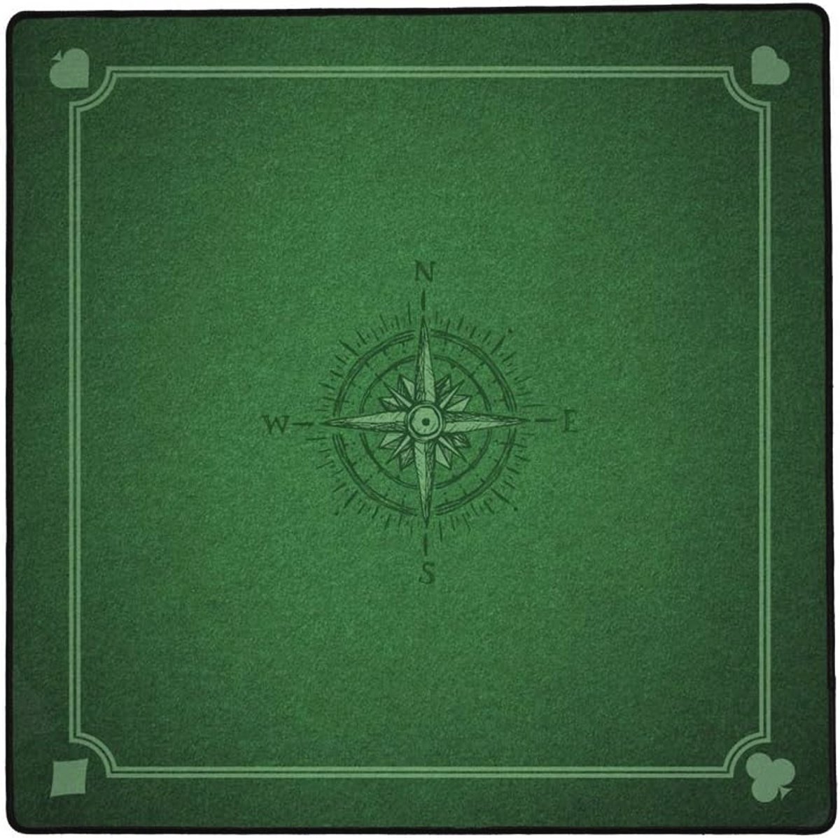 Groene Speelmat voor Gezelschapsspellen - 93 x 93 cm, Antislip en Hoge Kwaliteit