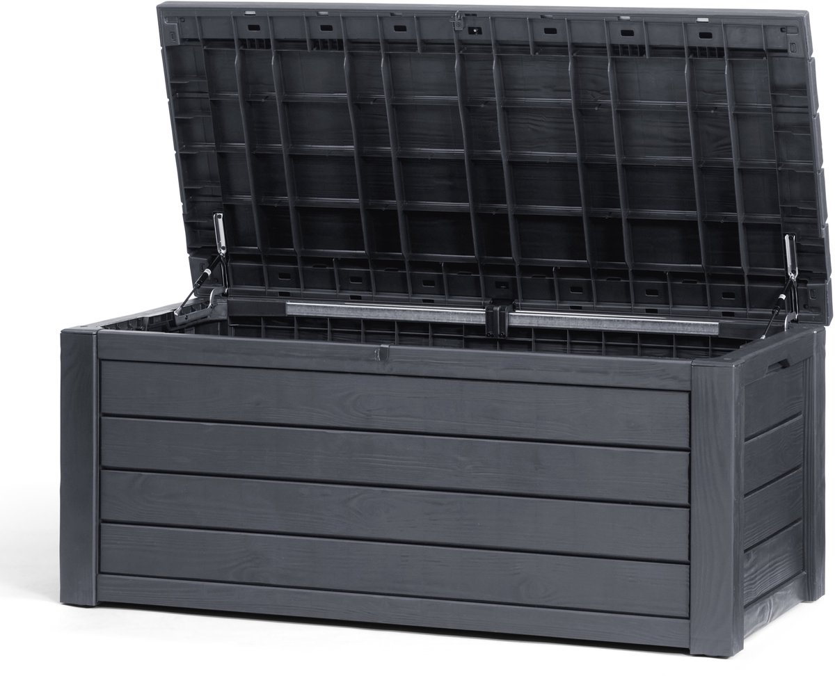 Keter Eastwood Opbergbox - 570L - 155x72,4x64,4cm - Antraciet