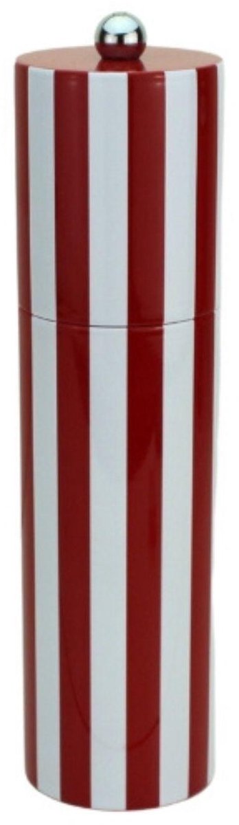 Addison Ross - Peper- en zoutmolen Stripe Red & White 23cm - Peper- en zoutmolen