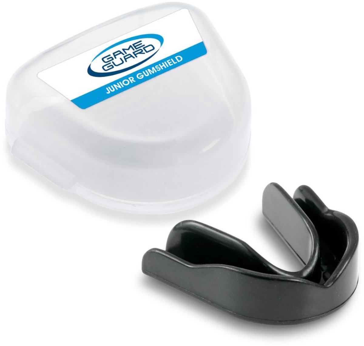 Gameguard Gebitsbeschermer – Zwart – Bitje Vechtsport - Hockey – Rugby - Jeugd – Makkelijk te vormen - Tandenknarsen - Bitje Vechtsport - Gebitsbeschermer - Mouthgard - Knarsbitje - Gebitsbeschermer Vechtsport