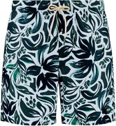 Short de bain homme MIKE 7 pouces à motif floral et feuilles