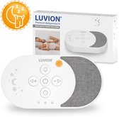 LUVION® White Noise Machine Moon Edition 2024 - Soundspa - Kalmerende Slaaphulp met Witte Ruis voor Baby's, Kinderen én Volwassenen - Speelt ook je eigen liedjes af via Bluetooth! - Help jezelf of je Baby Beter Slapen!