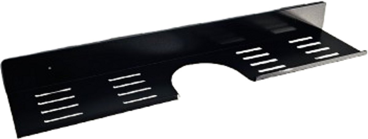 Doucherek wand 50 cm - shampoo rek - Wastafelrek - Douche rek achter doucheset - mat zwart
