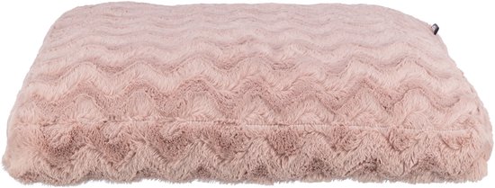 Trixie - Hondenkussen Loki - Gerecycled - Hoekig - Roze - 80X60 cm