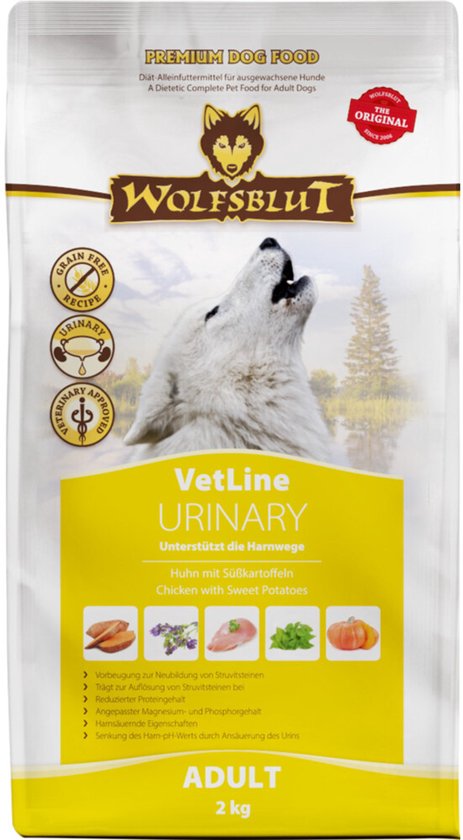 Wolfsblut VetLine Urinary - 4 x 2 kg - Voordeelverpakking