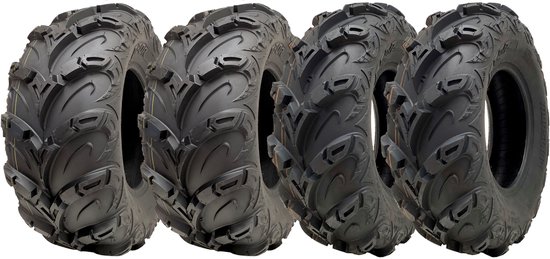 25x10.00-12 & 25x8.00-12 ATV- en quadbanden OBOR Mudsling, goedgekeurd ...