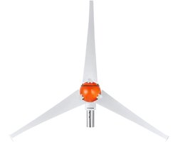 Windmolen Generator 800W - Windturbine 12V - Windmolen Bouwpakket - Wit